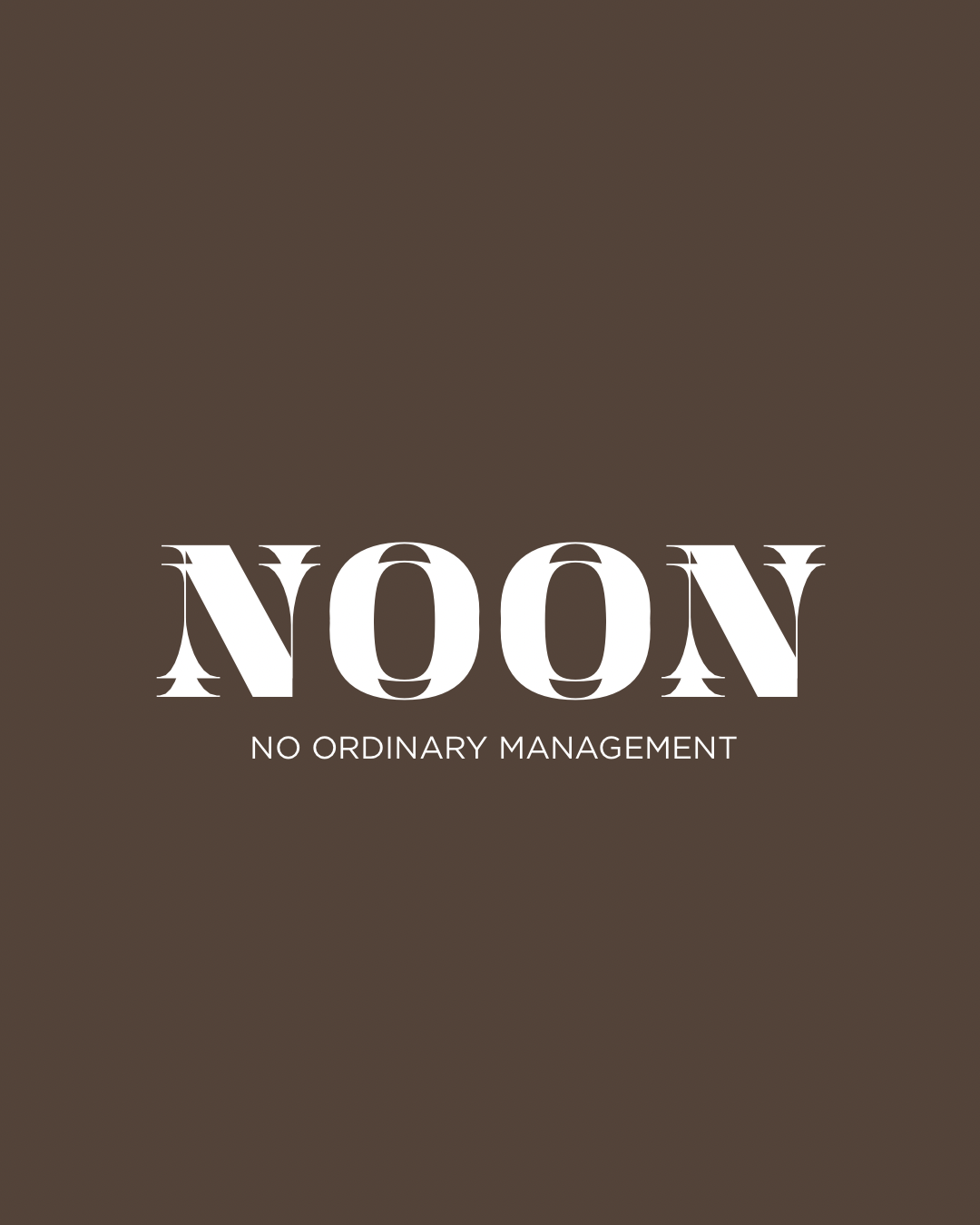 NOON – No Ordinary Management